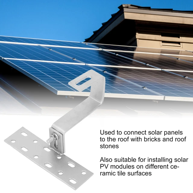 PV Panel Mounting Bracket Pre Assembled Rust Proof Stainless Steel Fine