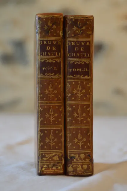 Oeuvres de Chaulieu - La Haye -  Gosse - Cazin -  1757