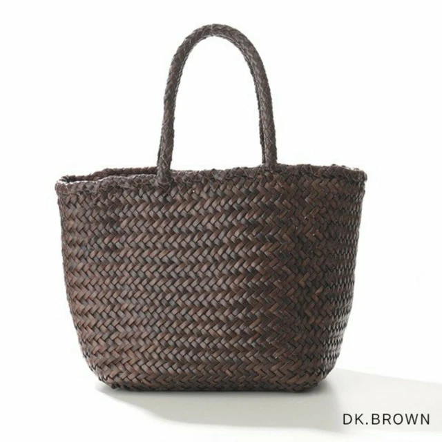 New Dragon Women Handmade Woven Leather Grace Basket Tote Hand Bag Free Ship