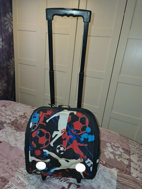 LARGE YUU BAG Shuut Kids Trolly Case. Football travel suitcase