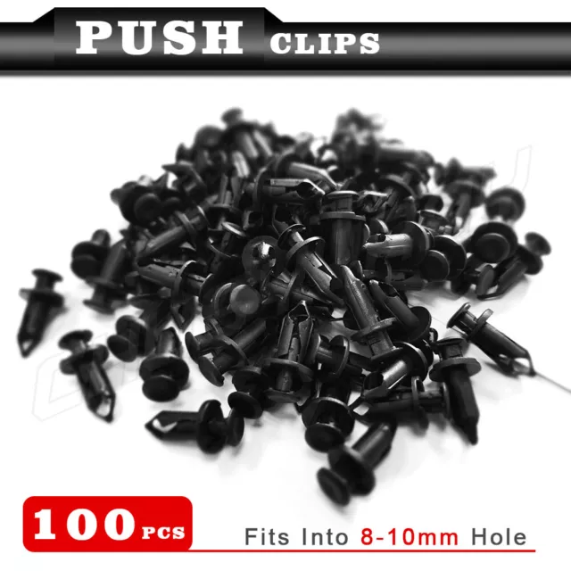 100X Fender Clips Body Rivets For HONDA TRX 400 EX 400EX 300EX TRX450R PLASTIC