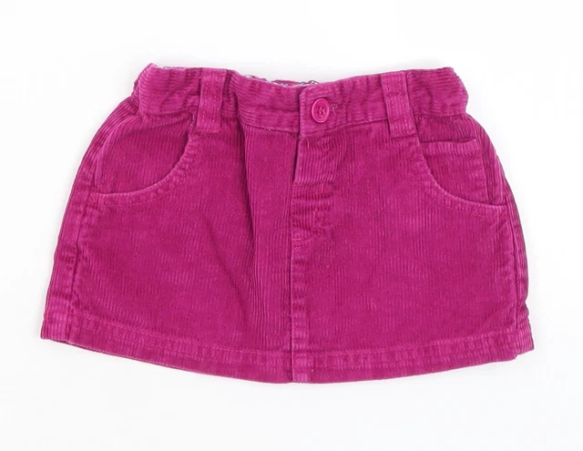 JoJo Maman Bébé Baby Pink Cotton Mini Skirt Size 12-18 Months