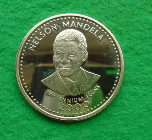 2000 Somalia Nelson Mandela Millennium Icons 250 Shillings Cupro Nickel coin