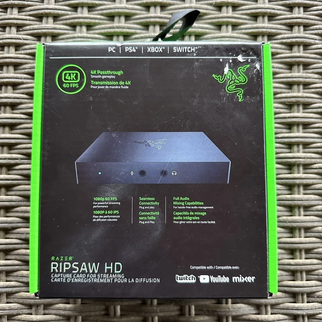 NEW Razer Ripsaw HD Game Streaming Capture Card - SEALED *SAME DAY SHIPPING* NEW Razer Ripsaw HD Game Streaming Capture Card - SEALED *SAME DAY SHIPPING*