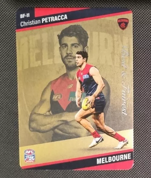 2025 AFL TEAMCOACH GOLD Best And Fairest Christian Petracca BF11