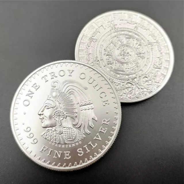 Mexico Coin One Troy Ounce 999 Fine Silver Copy America Medal Commemorative Z EL