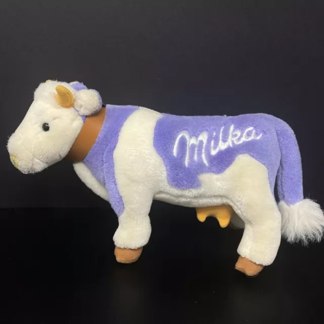 Milka Chocolate Purple Cow Plush 11” Stuffed Animal Switzerland Simba Super Toys