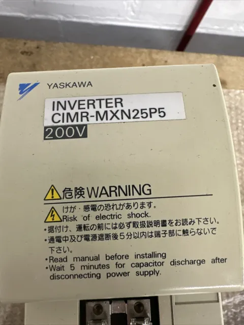 Yaskawa Inverter CIMR-MXN25P5