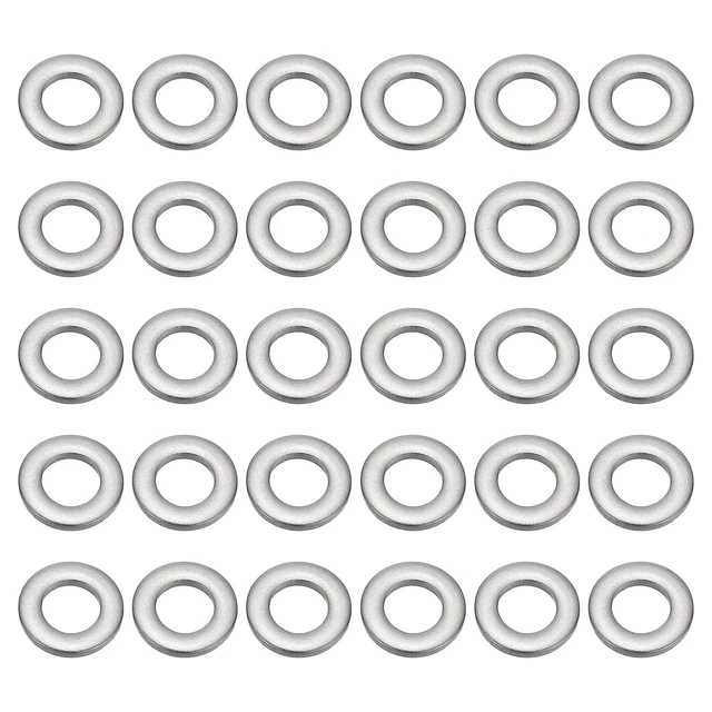 uxcell Rubber Flat Washers 30mm OD 20mm ID 3mm Thickness for Faucet