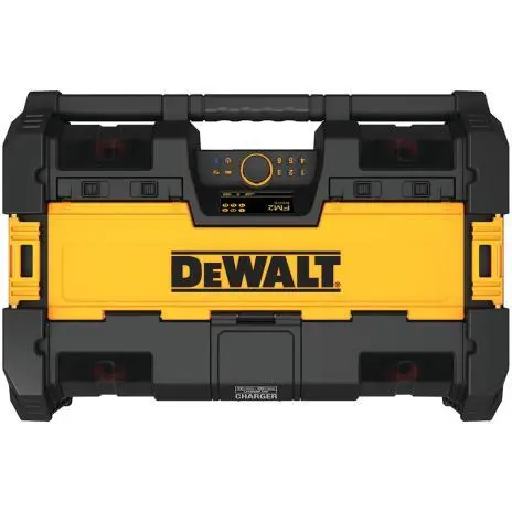 Dewalt Akku-/ Netz-Radio mit Bluetooth, DAB+, FM und Ladefunktion