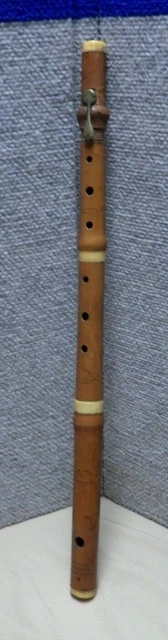 Antique Early Wood Flute 19th C Signed Robert Wolf & Co London C. 1840 Antique Early Wood Flute 19th C Signed Robert Wolf & Co London C. 1840