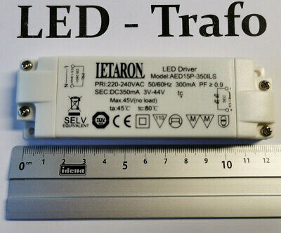 Learon AED12-350ILSJ Driver LED Power SUPPLY 12 W 20-38 V 350 mA 