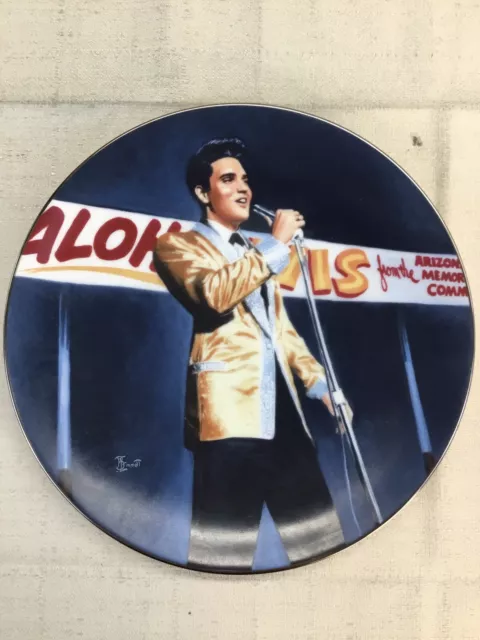 Elvis Presley: In Performance Delphi Plate #6 “Benefit For The USS Arizona”