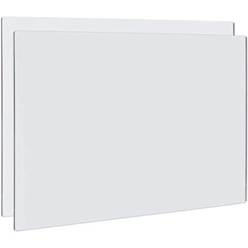Bright Creations 2 Pack Acrylic Mirror Sheets for Wall Decor 3mm Shatter Resi...