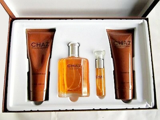 Chaz Pour Homme Jean Philippe Cologne Spray 3.3 oz + Mini + Balm + Gel  SET