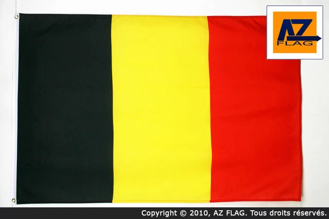 Drapeau De La Belgique - 150x90 Cm, Polyester, Neuf - Pour Intérieur Ou Extérieur