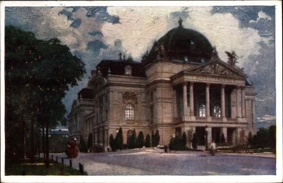 Künstler Ak Graz Steiermark, Opernhaus, Nr. 7012/5 - 2703257