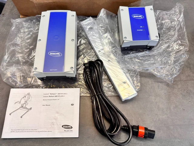 Linak Invacare Reliant Patient Lift Battery and Battery Charger BAJ100000091