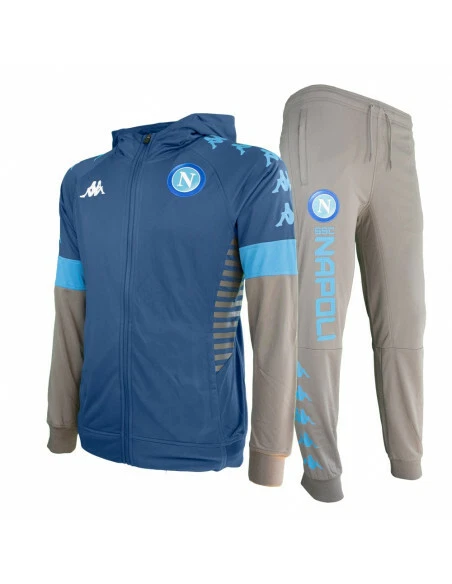 1 TUTA CON cappuccio Champions league SSC Napoli Kappa 2020