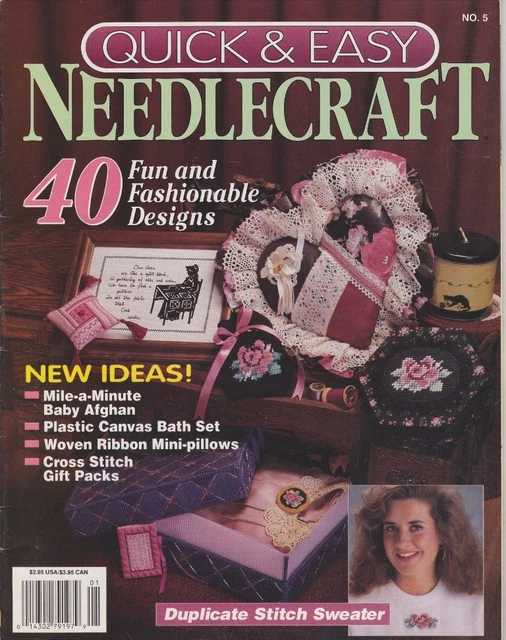 Quick & Easy Needlecraft No. 5 - Baby Afghan, Bath Set & More