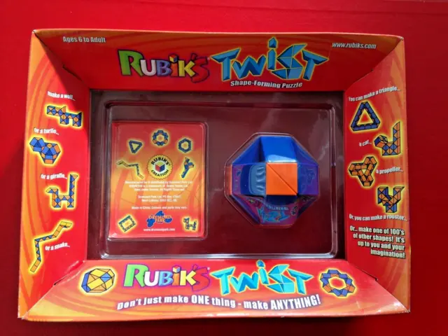 New Sealed In Box Drumond Park Official Rubik's Twist Snake