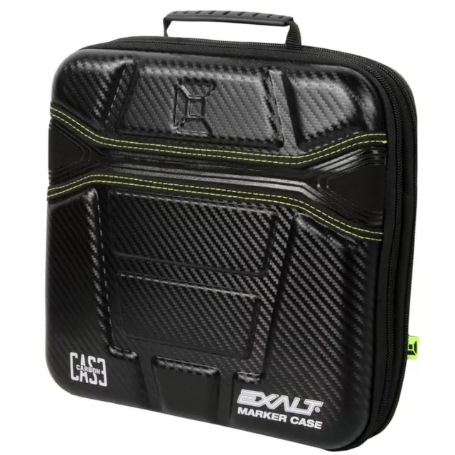 Exalt Paintball Carbon Marker Carrying Protective Case Black/Lime Microfiber