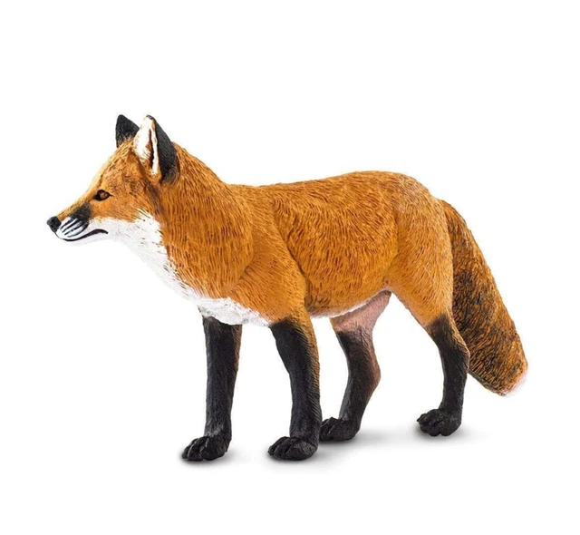 Safari Ltd Red Fox Toy #100361 Wildlife Wonders Collection Brand New 7" Long