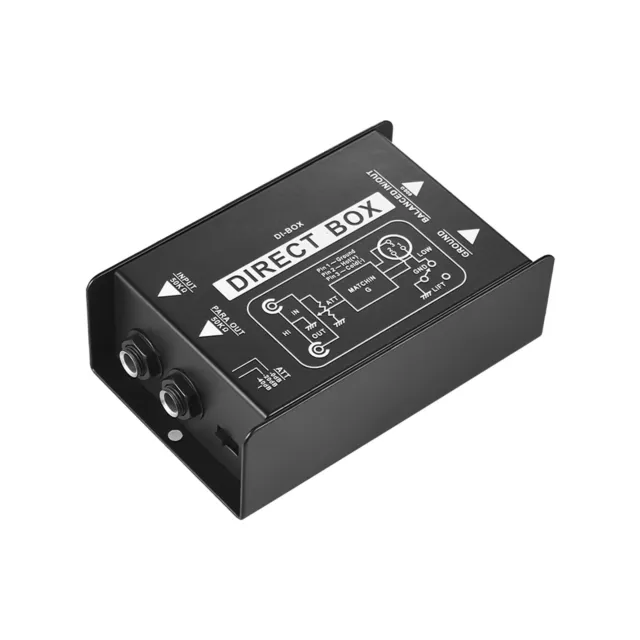 Professional  Channel Passive DI-Box Direct Injection Audio W7T9