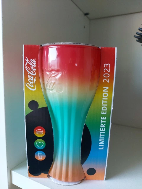 Regenbogenglas 2023 Mc Donalds Coca Cola Gläser Limitiert