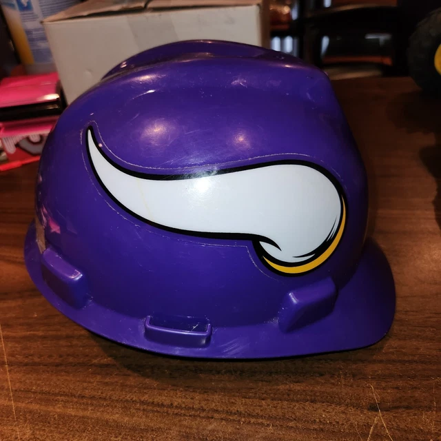 MINNESOTA VIKINGS HARD Hat Helmet MSA V-Gard Adjustable NFL