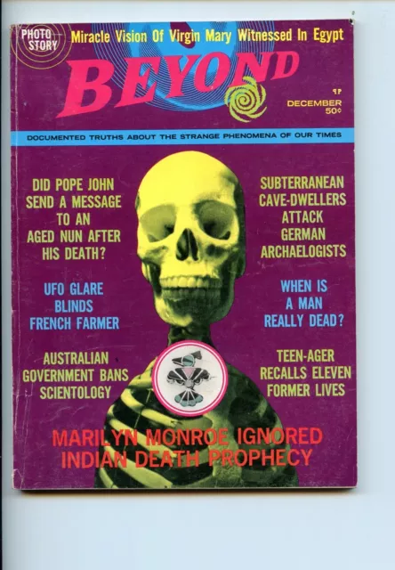 Beyond #4 digest magazine Dec 1968 VG