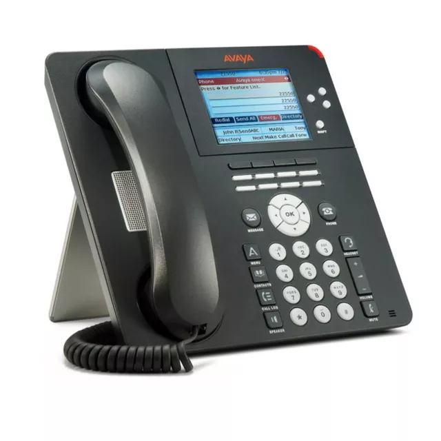 Avaya 9650 VoIP Telephone - PoE Office Deskphone with Stand & Handset -700383938