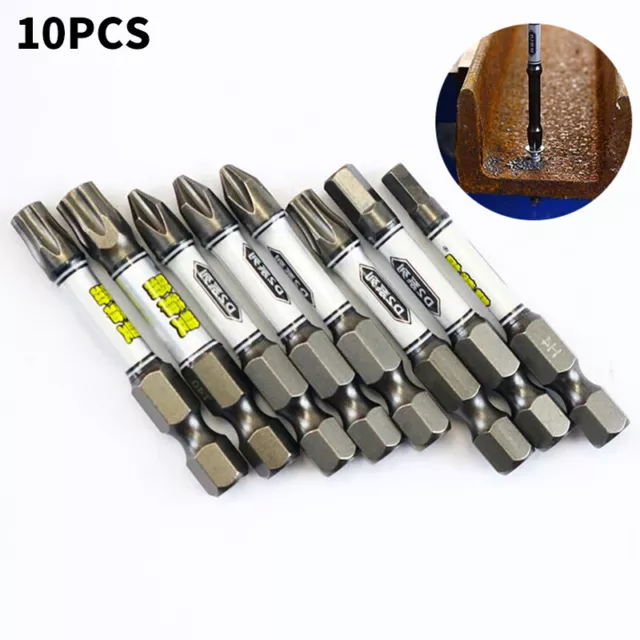 New 1/4 Screwdriver Bit Set Impact Drill Batch Head Magnetic Screwdriver Bits