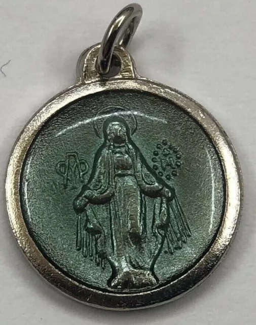 Pendant Blessed Mary  Maison De La Vierge Religious Medal Alloy Metal Tag