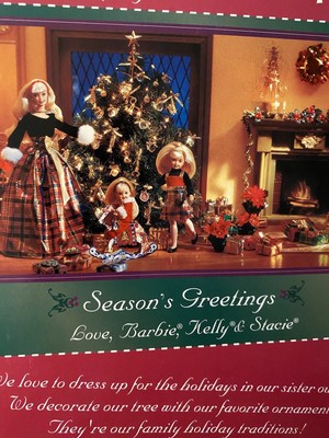 VINTAGE 1998 HOLIDAY Sisters Special Edition Gift Set Barbie Kelly