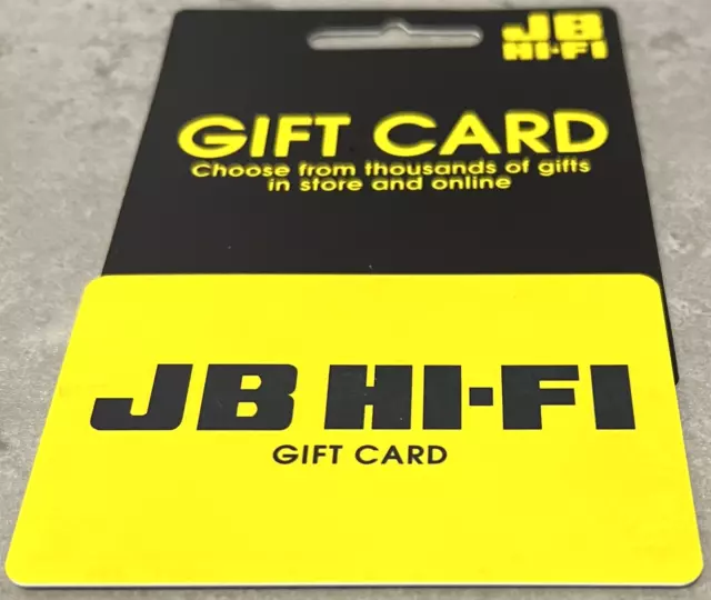 JB Hi-Fi Gift Card - $40.00 JB Hi-Fi Gift Card - $40.00