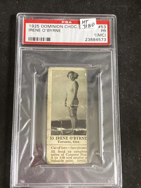 1925 Dominion Choc. Irene O'byrne Psa 1(Mc)