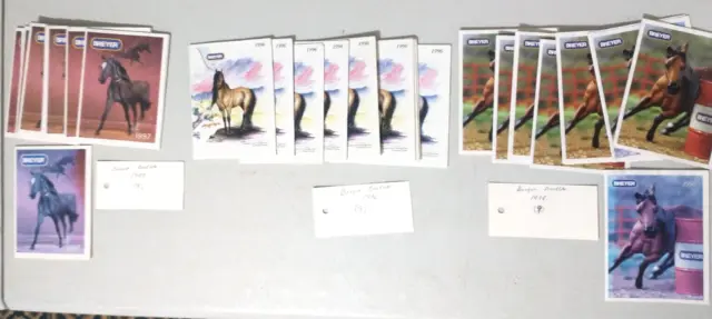 (27) BREYER Booklets Brochures  MINI CATALOG  4" X 5" 1995 1997 1998 2 Misprint