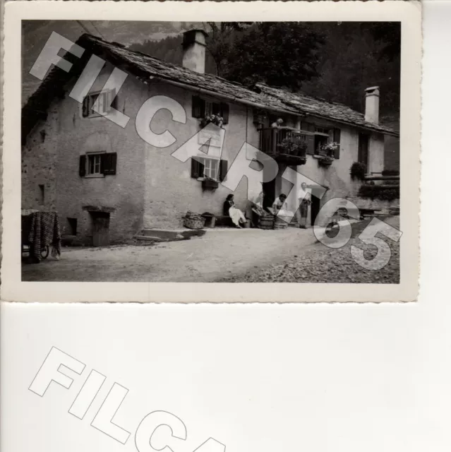 B7039 Sondrio 1950 Madesimo Osteria Vecchia La Vegia Carducci Foto Pilatti