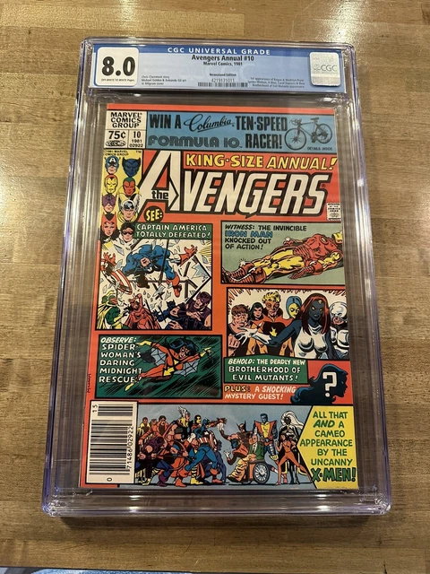 Avengers King Size Annual #10 CGC 8.0 1st apperance of Rogue 1981 Newsstand
