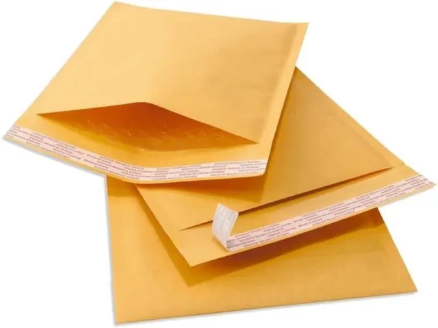 250 #0 6X10 Kraft Paper Padded Bubble Envelopes Mailers Shipping Case 6''X10'',