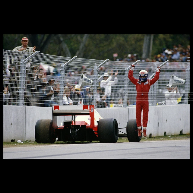 Photo A.028405 MCLAREN MP4-2C ALAIN PROST GRAND PRIX FRANCE F1 1986