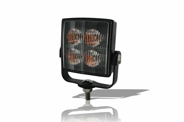 12v 24v Ambra Quadrato Strobo Lampeggiante LED Recupero Specifico Faro Accessori