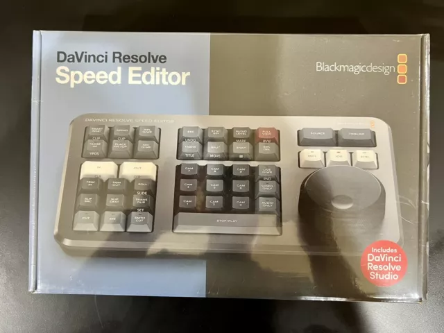 Blackmagic Design DaVinci Resolve Speed Editor (BM-DV/RES/BBPNLMLEKA)