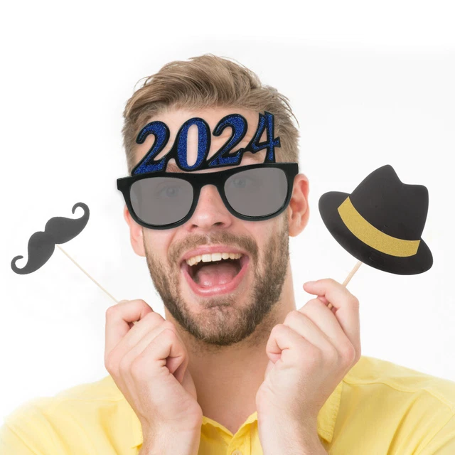 SUNGLASSES PHOTO BOOTH Prop 2024 Eyeglasses Prop 2024 New Year's Eve