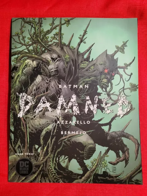 Batman Damned #3- CVR B Jim Lee Variant, Brian Azzarello, Black Label, DC, VF!