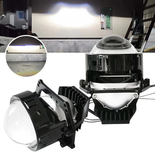 Fari LED auto affidabili e durevoli 3 doppi obiettivi H4 H7 9005 9006 45 W