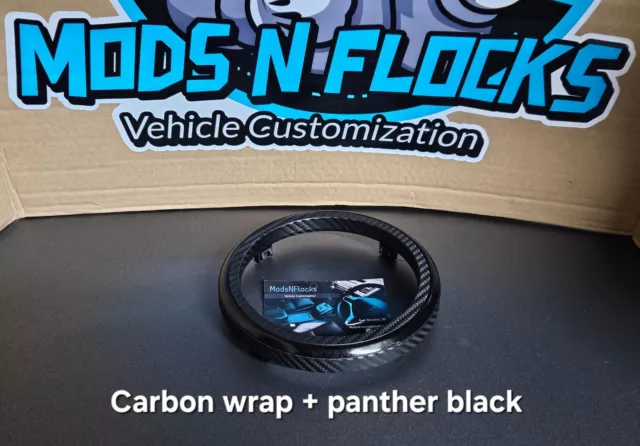 Ford Fiesta/Ford Fusion MANUAL Gearstick Gaitor Ring Panther Black + Carbon