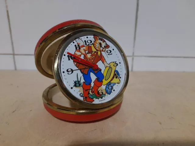 Orologio Sveglia Da Tavolo e Da Viaggio 2 Jewels Europa Germany Vintage