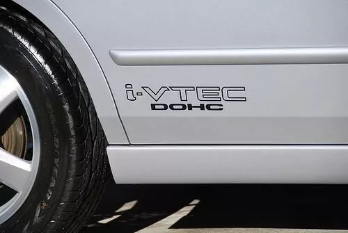 i-VTEC DOHC (1 ) 12" BLACK emblem  Vinyl Sticker fits Honda Civic Decal Euro